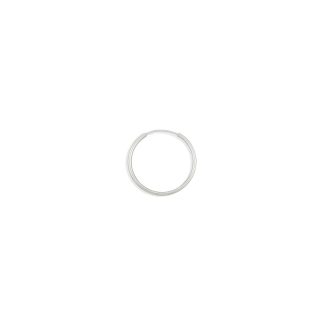 گوشواره نقره تک لنگه ای حلقه متوسط سایز 2