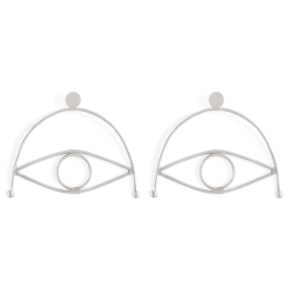 گوشواره نقره اویل آیز Evil Eyes
