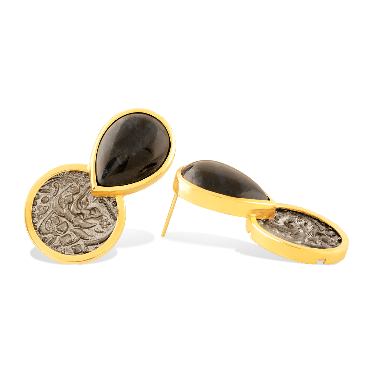 WG63 2-min گوشواره طلا مون استون Moon Stone