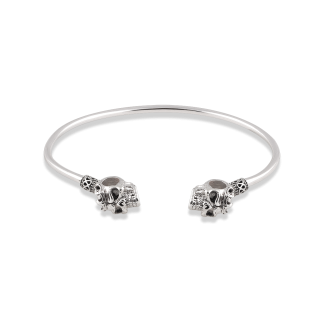 دستبند نقره اسکال Skull