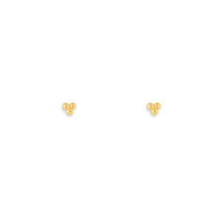 گوشواره طلا توپی