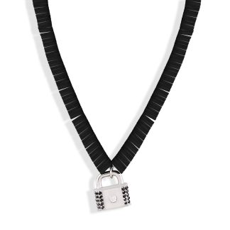 گردنبند نقره فیمو لاک Fimo lock