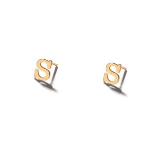 گوشواره طلا حرف S
